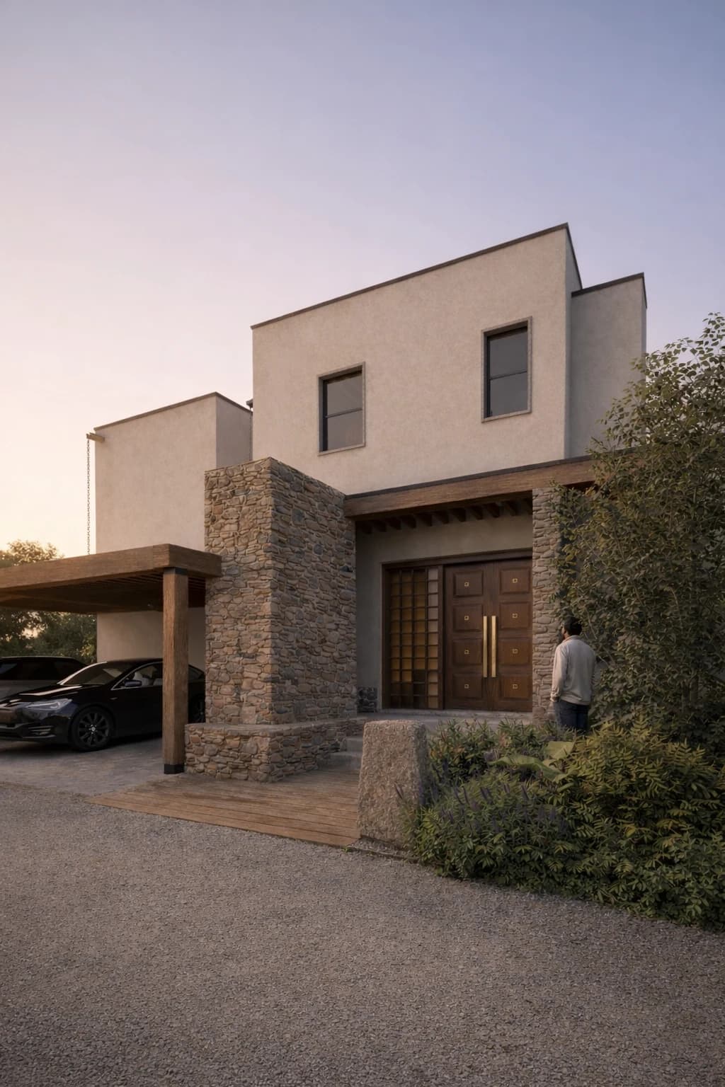 Fachada de vivienda como ejemplo de seguimiento en LogUp