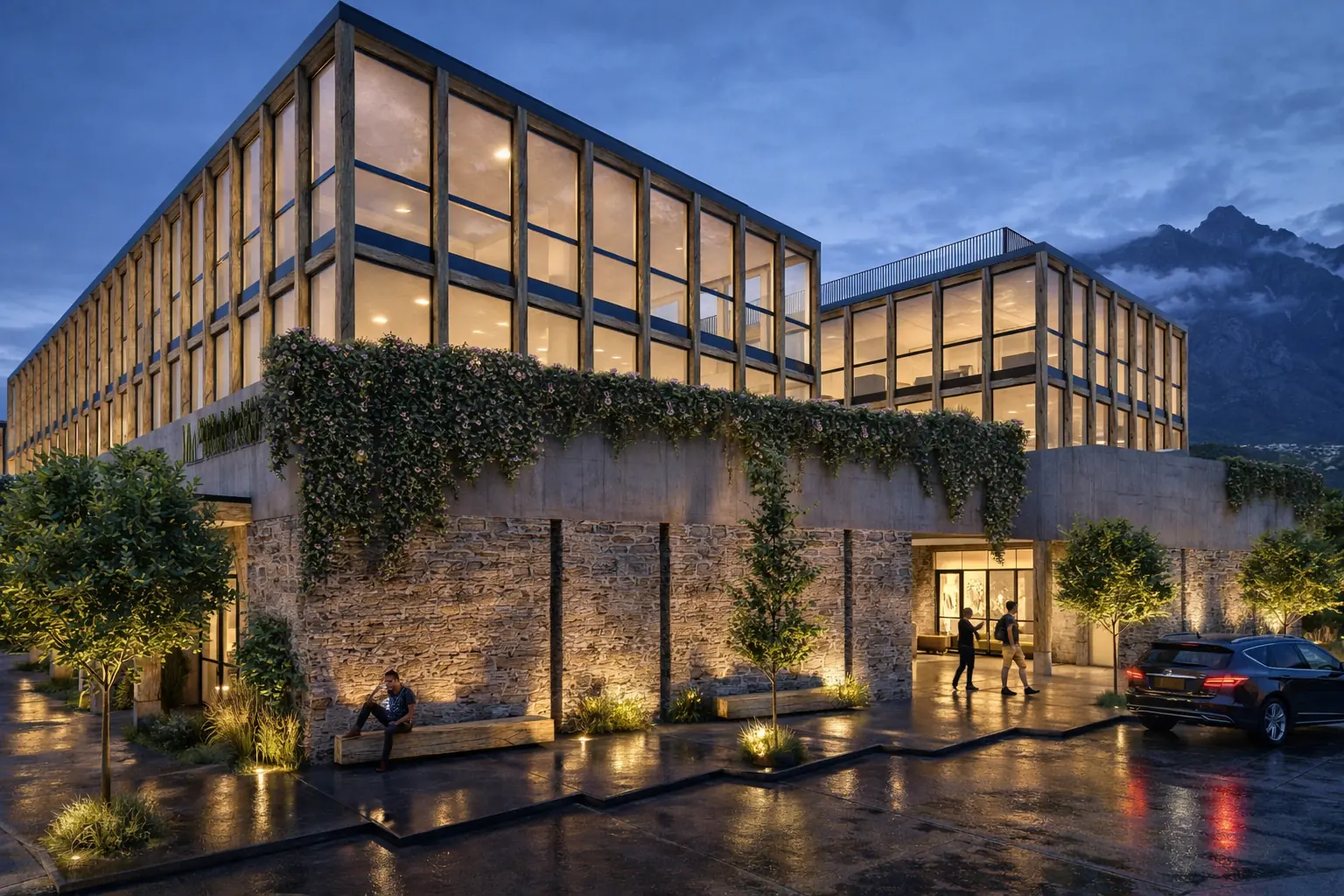 Edificio comercial y oficinas C166, San Miguel de Allende — visualización