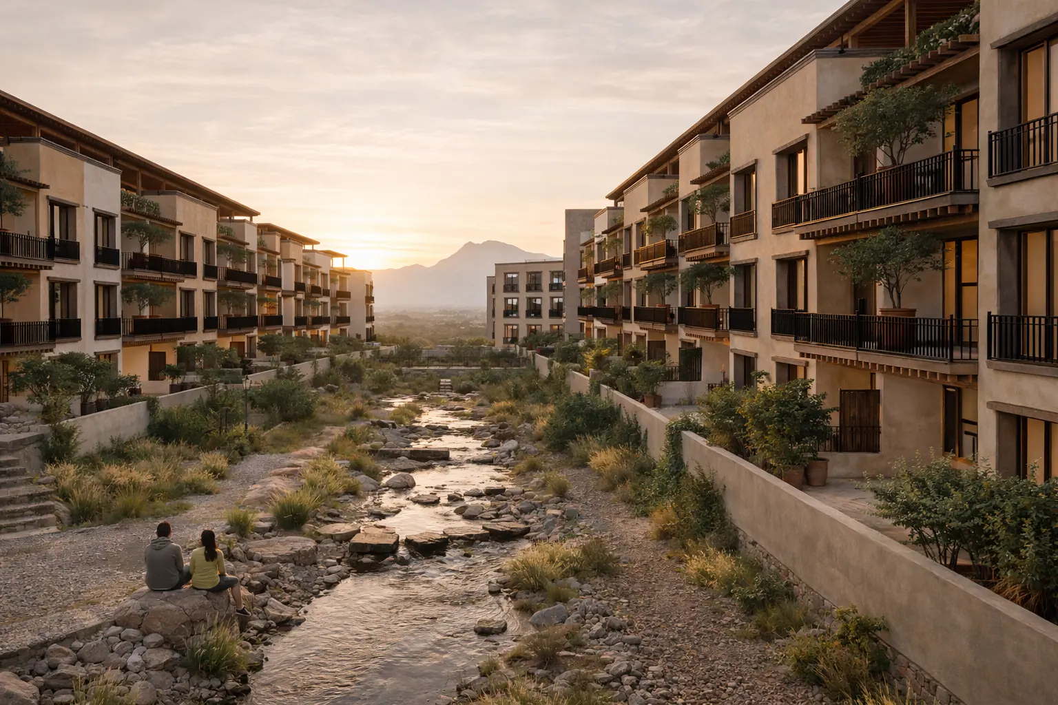 Conjunto residencial D083, San Miguel de Allende — visualización