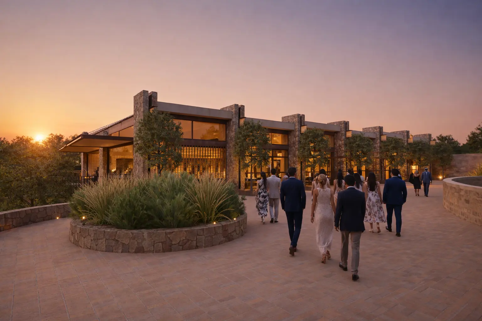 Salón de eventos y lienzo charro H051, Querétaro — visualización
