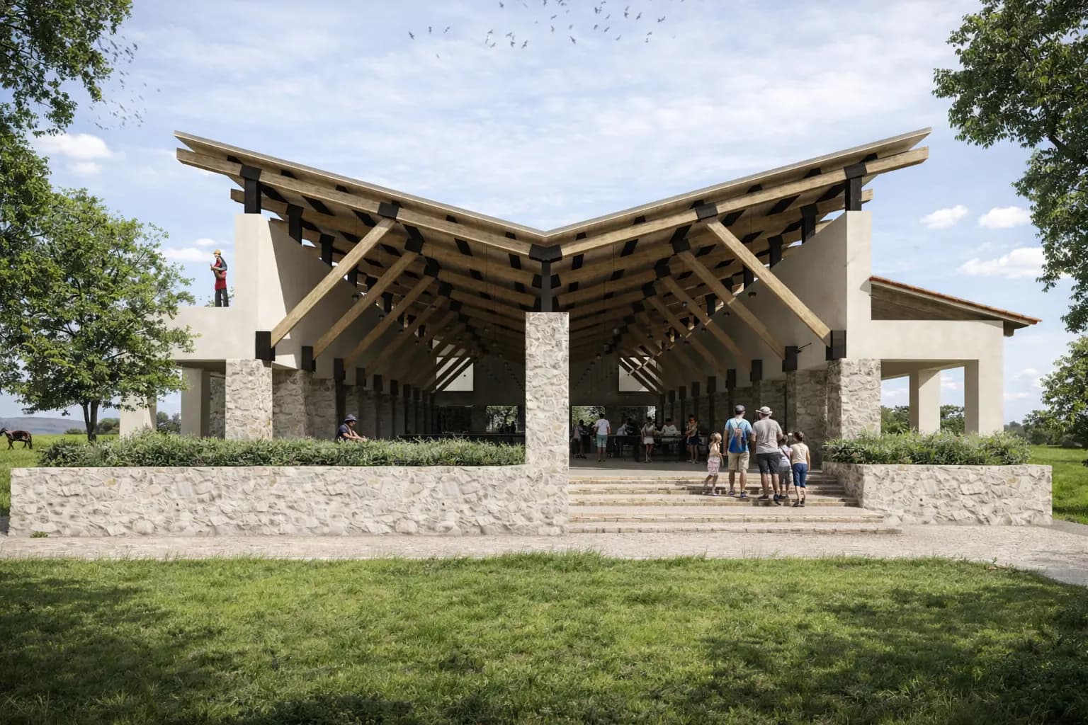 Club hípico, restaurante y eventos H069, Querétaro — visualización