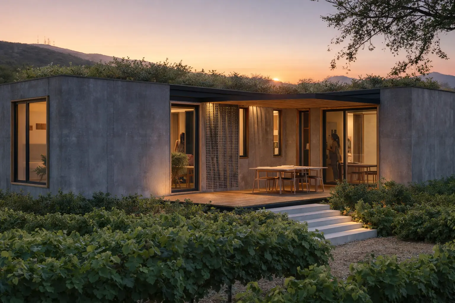Cabañas modulares H084, Itinerante — visualización