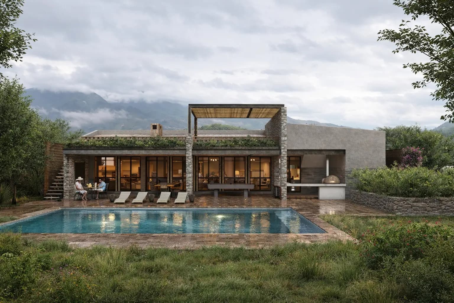 Casa unifamiliar con alberca R021, San Miguel de Allende — visualización