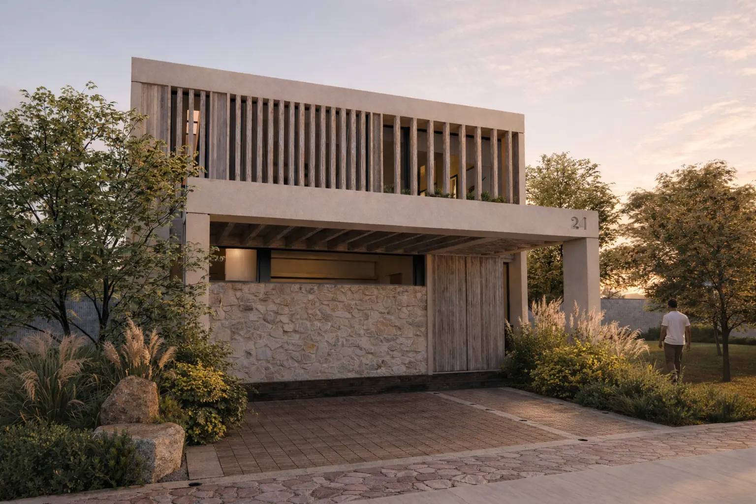 Casa unifamiliar R064, Querétaro — visualización
