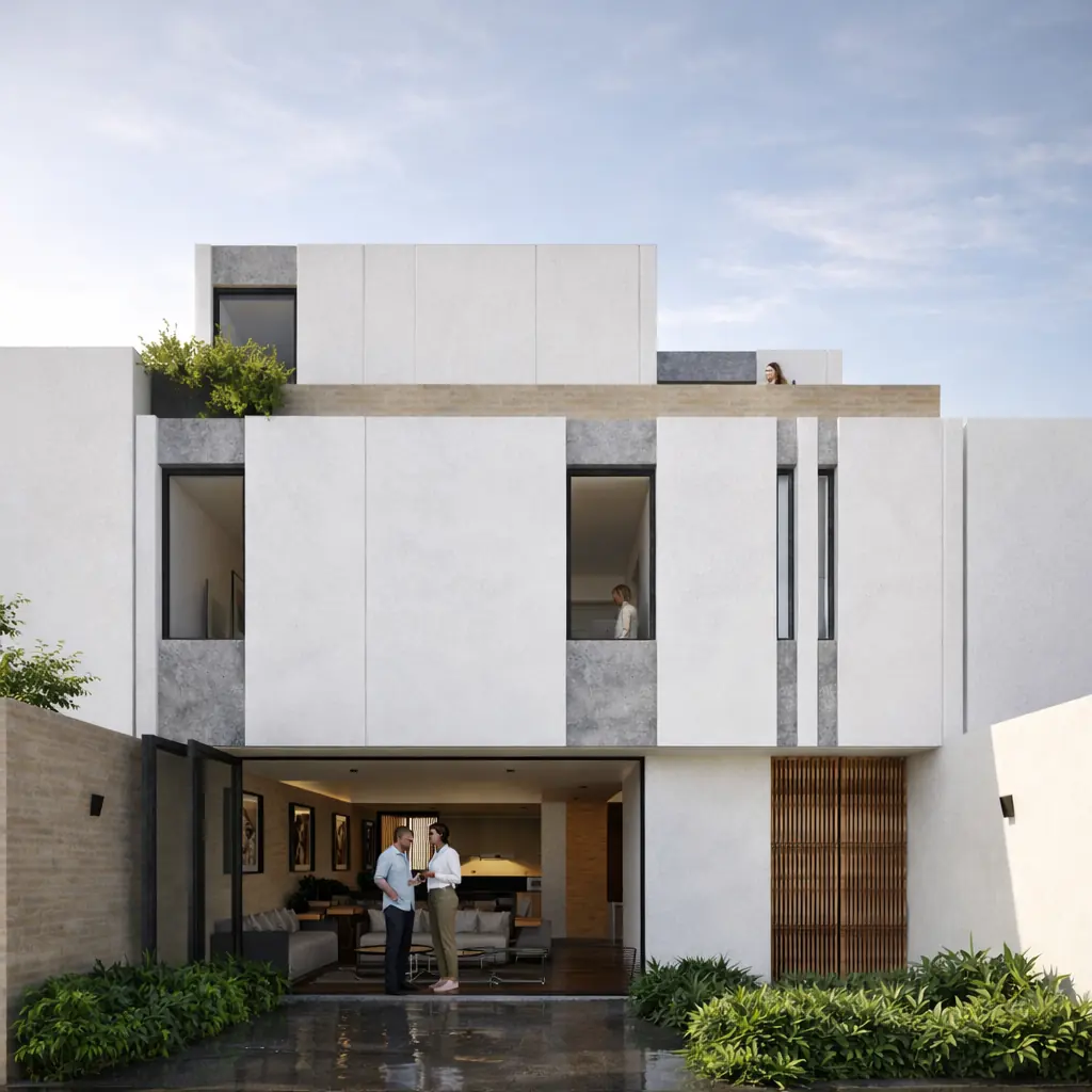 Casa unifamiliar R072, Querétaro — visualización