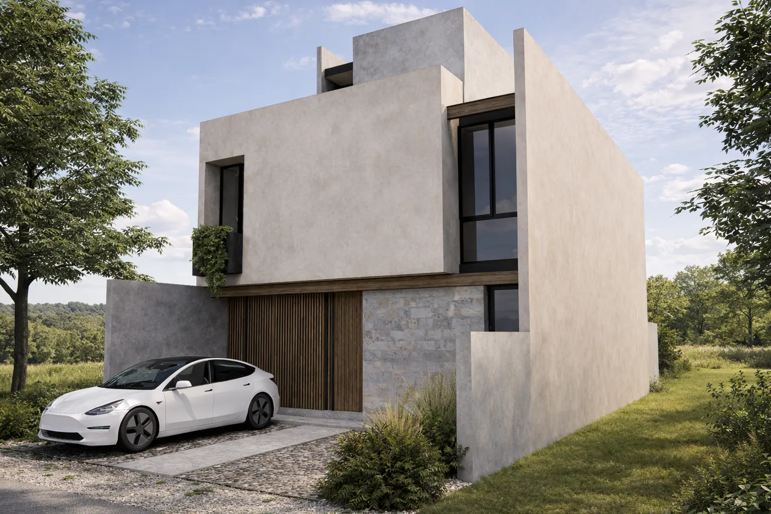 Casa unifamiliar R086, Querétaro — visualización