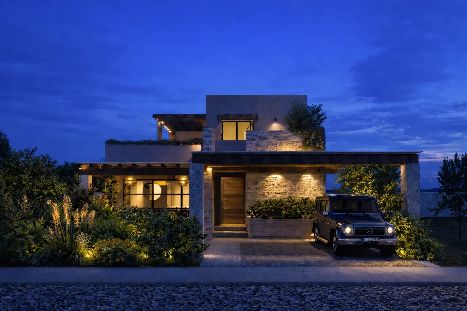 Casa unifamiliar R101, San Miguel de Allende — visualización